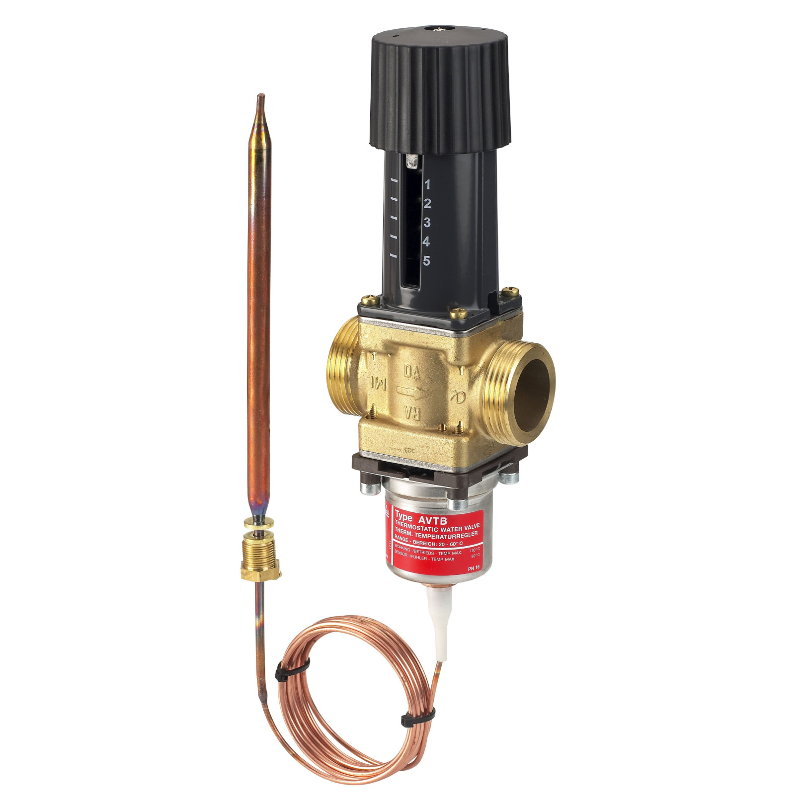 Danfoss Temperaturregler AVTB 15 Rp1/2 30-100 C Kvs 1.9 Kupferfühler 003N8144