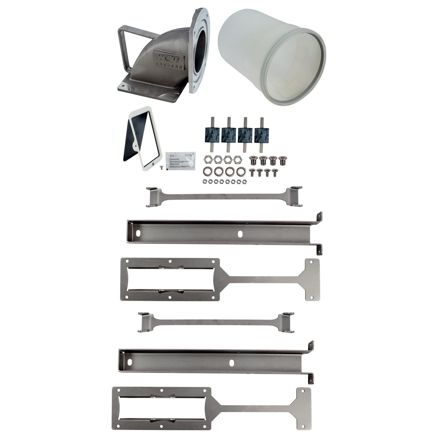 WOLF Wandkonsole CHA-07 10 Höhenverstellung Außenmodul Massivbauwand Windlastzone 3 Schneelast 100 kg/m2 2486490