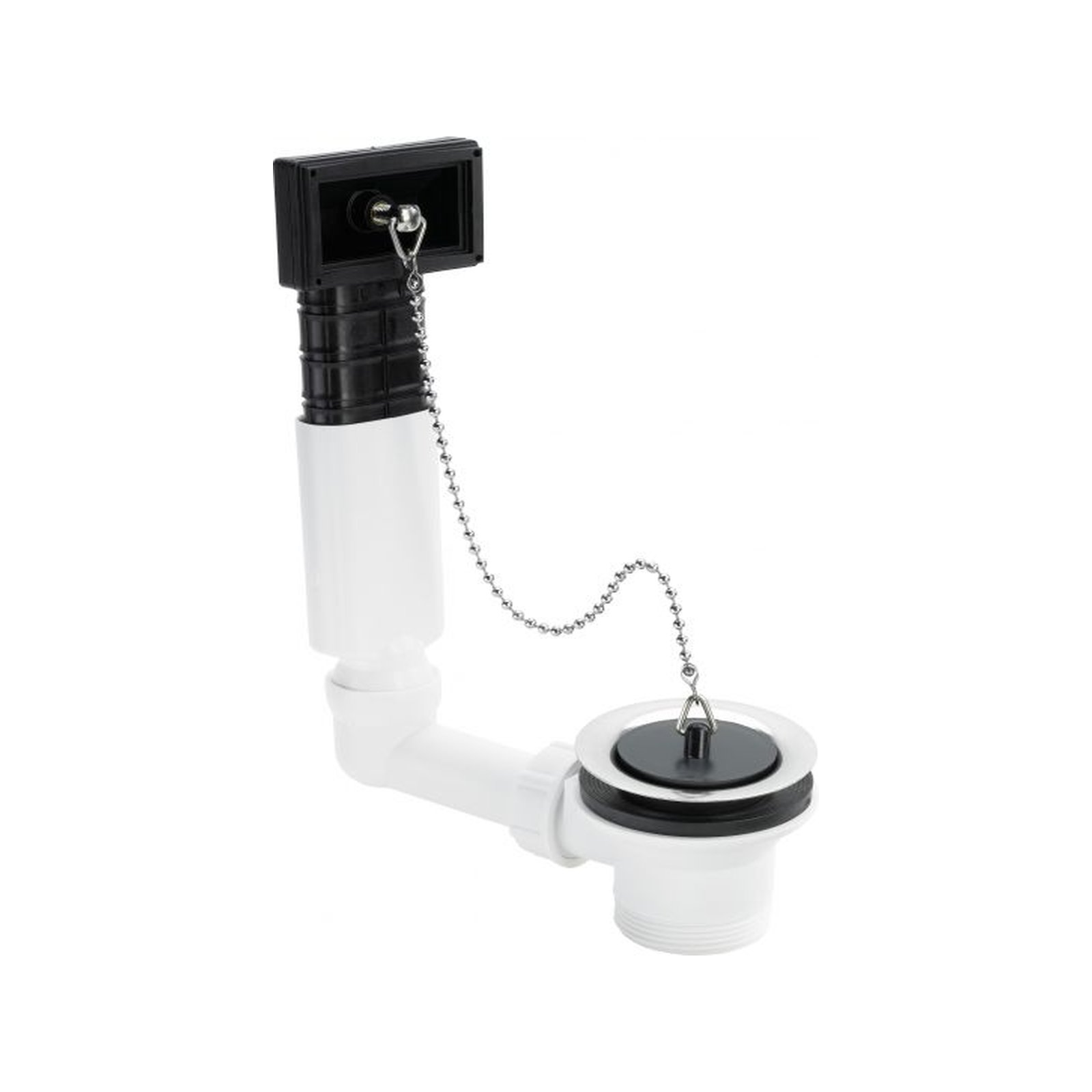 Viega Ab- und Überlaufgarnitur 7462.71 100834 1 1/2x70 mm Kunststoff Ventiloberteil Edelstahl höhenverstellbar