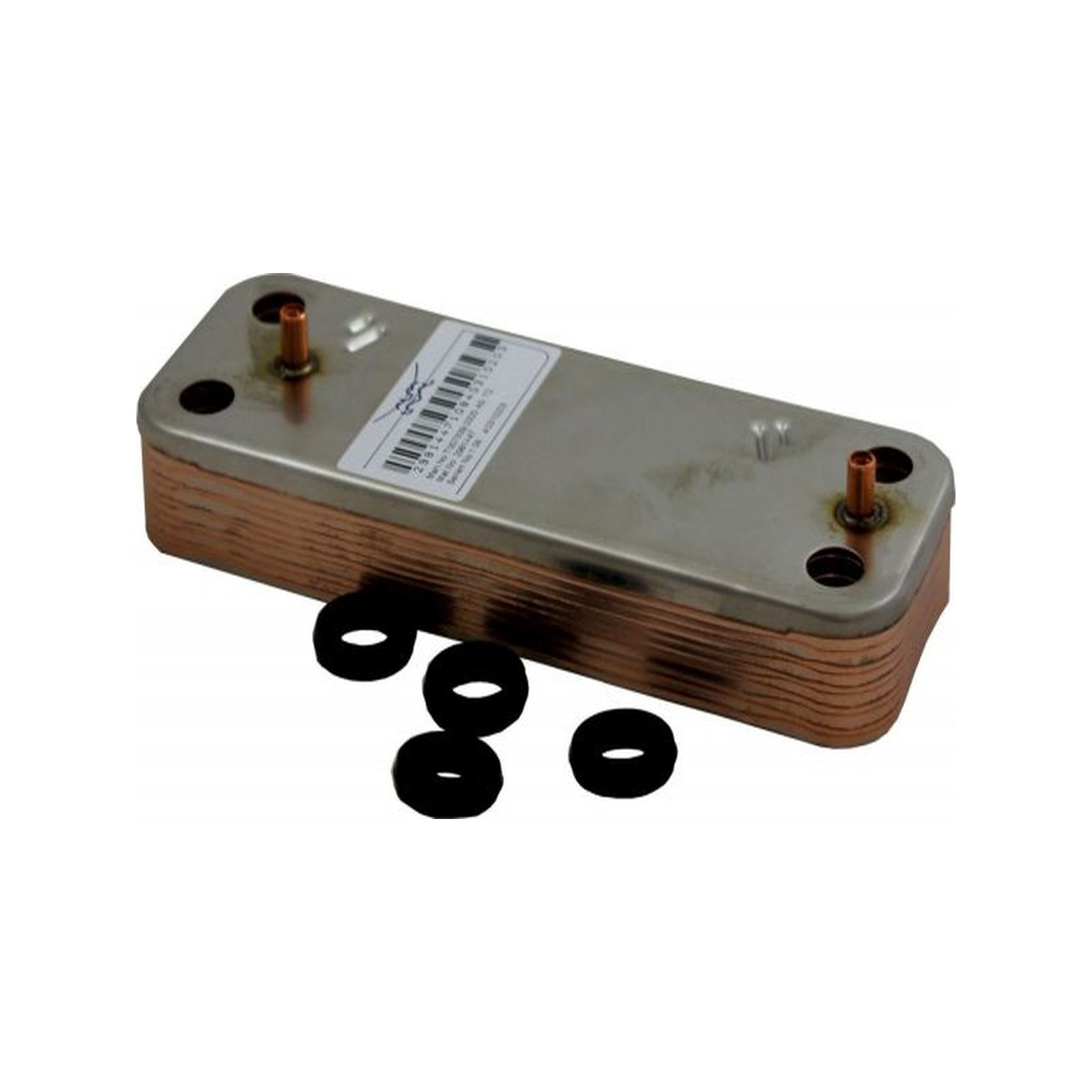 WOLF Warmwasser-Wärmetauscher Ersatz 8614112 2981447 CGB-2 CGB-2K CGS-2 CGW-2 298144799