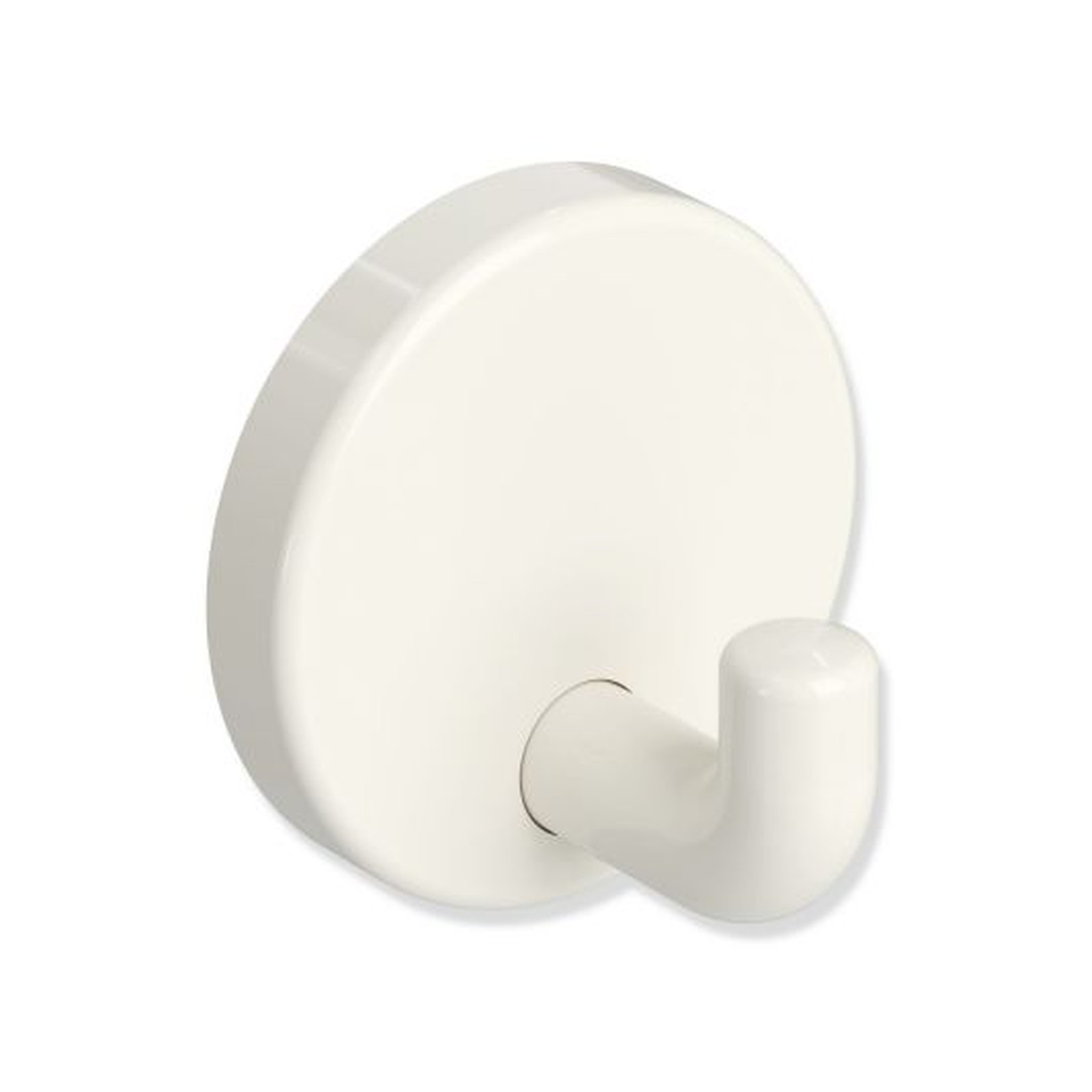 Hewi Wandhaken Serie 801 rund Polyamid reinweiß verdeckte Befestigung barrierefrei 801.90.010 99