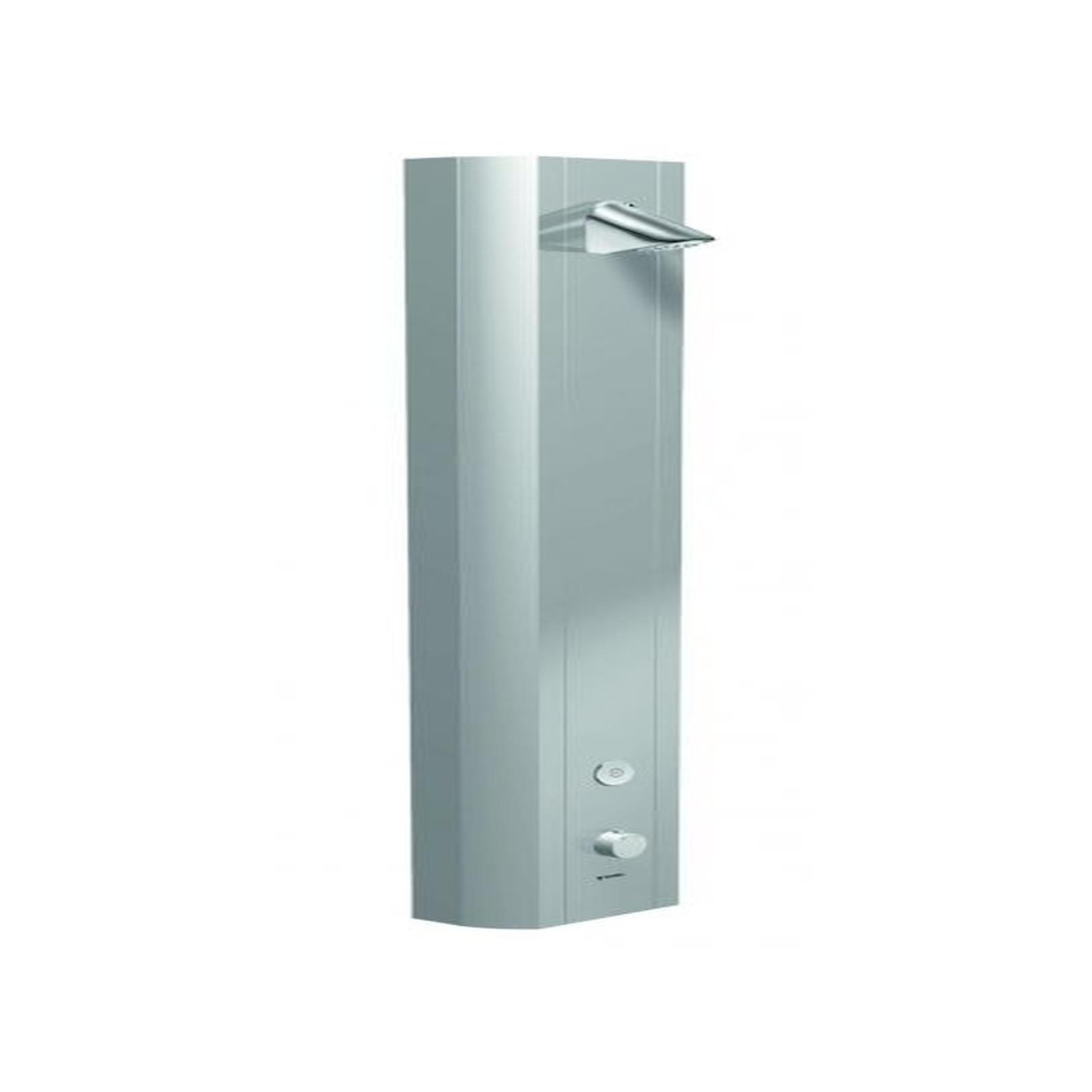 Schell Duschpaneel LINUS DP-C-T Therm CVD DUKO COMFORT alu-eloxiert Thermostat Selbstschluss 2x DN15 G1/2 008190899
