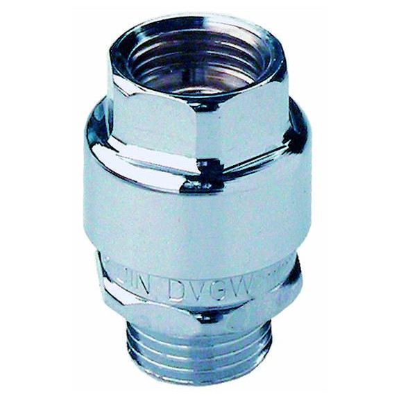 Aalberts Durchfluss Rohrbelüfter SEPP-SAFE-E Mod8081 3-4Zoll DIN-EN1717 DVGW verchromt 0006034