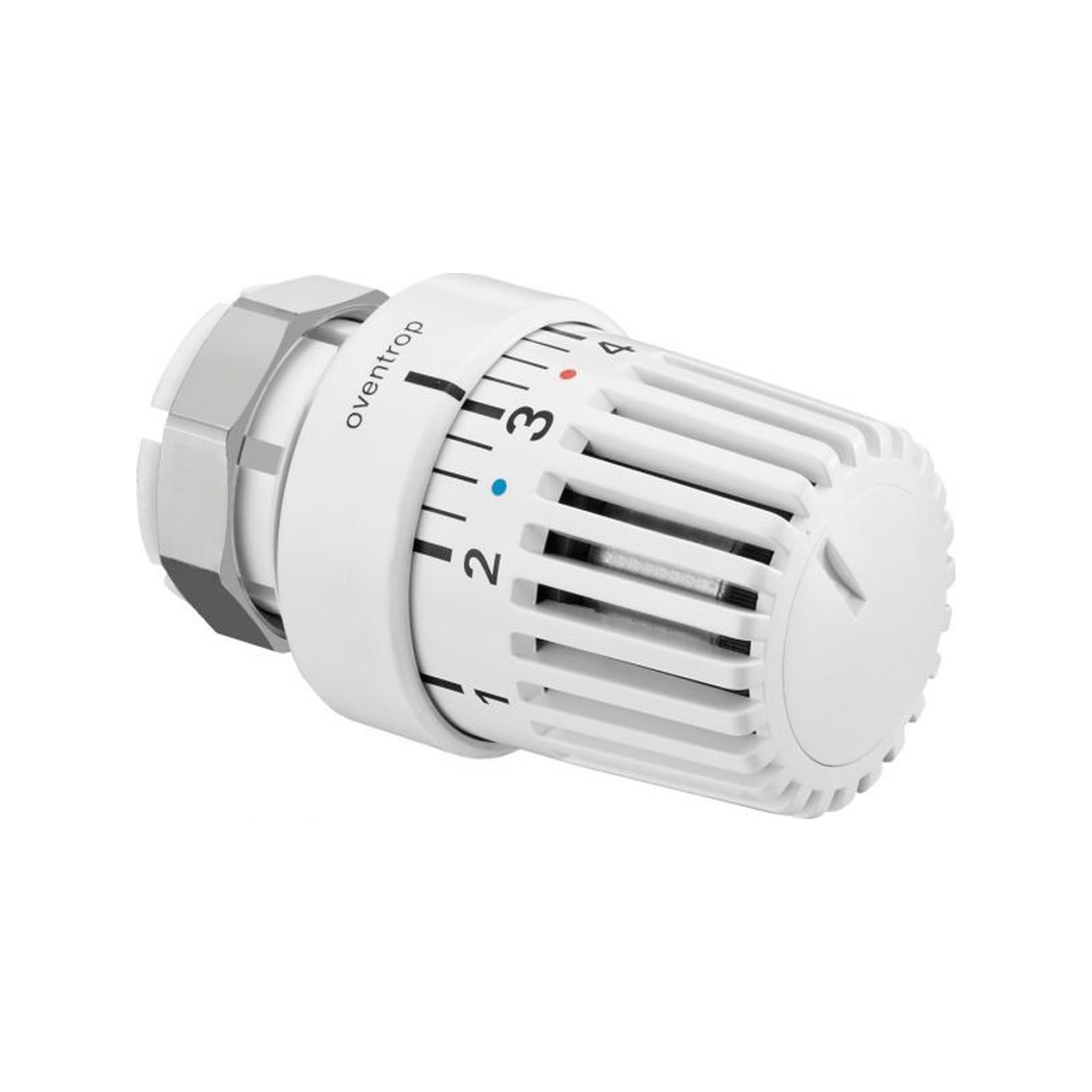 Oventrop Thermostatkopf Uni LV Vaillant Flüssig-Fühler weiß individuell einstellbar Frostschutz 1616001