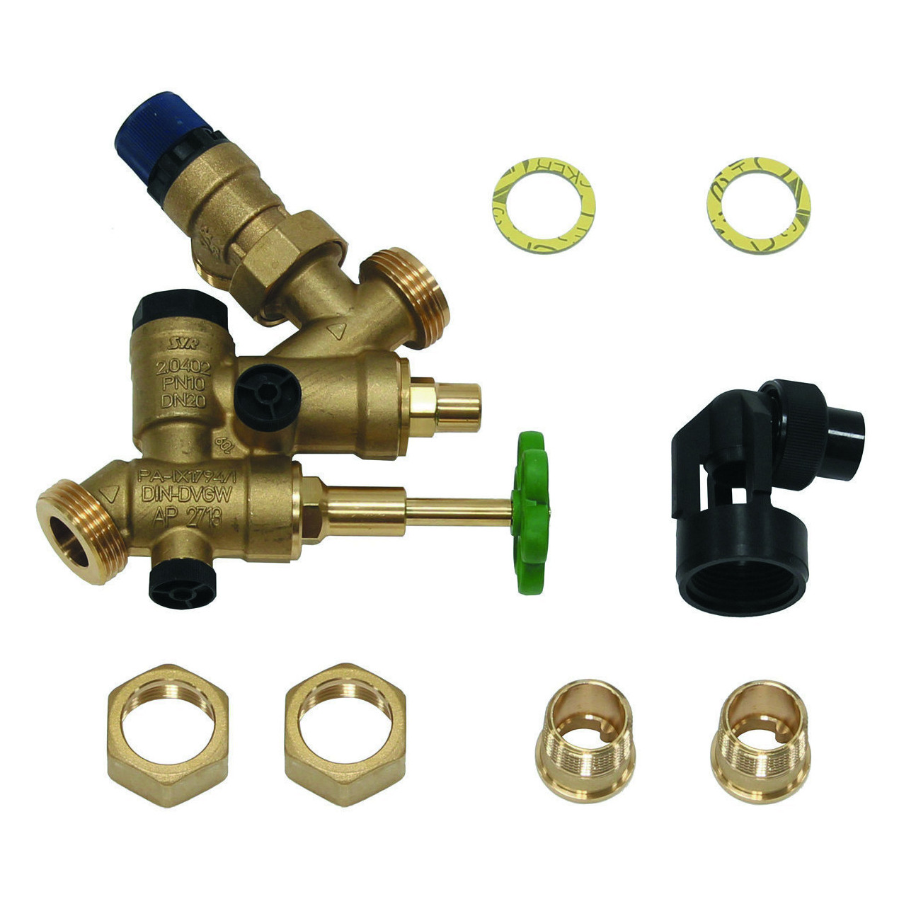 Vaillant Sicherheitsgruppe Speicher über 200 l 10 bar R 3/4 Sicherheitsventil Rückflussverhinderer 305827