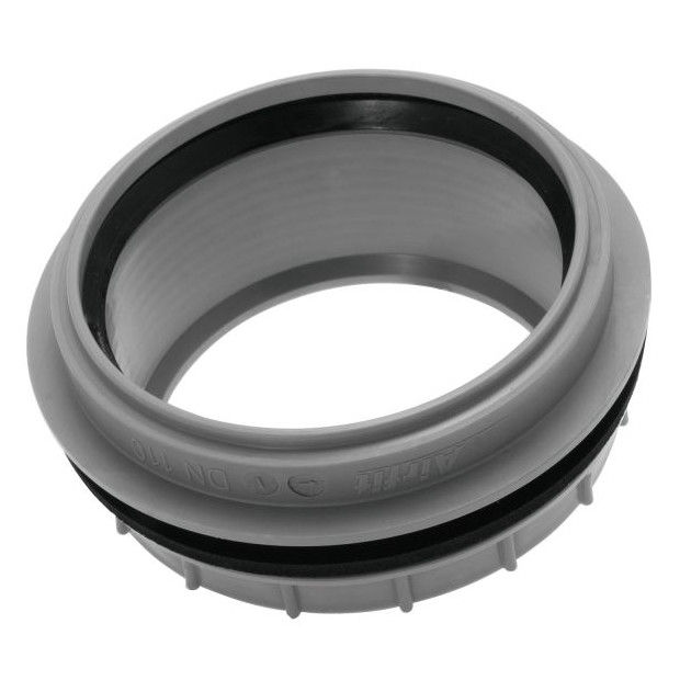 Airfit Anschraub-Muffe DN 110 grau Rohranschluss Behälter schalloptimiert PP 50110AM