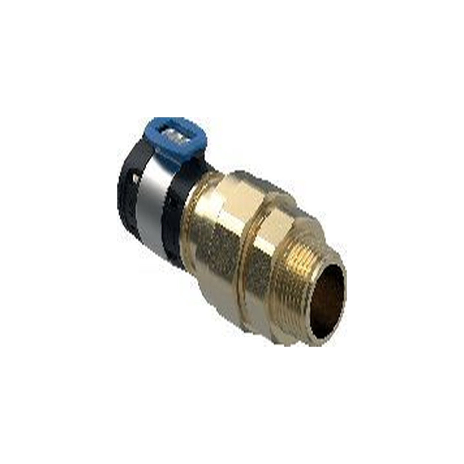 Geberit FlowFit Übergangsverschraubung 40 mm 1 1/4 Zoll Außengewinde Siliziumbronze bleifrei Pressindikator 620584001