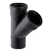 Geberit Silent-PP Abzweig DN30 45 Grad d32 Muffen schalloptimiert 390030141
