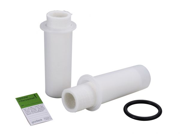 GRUENBECK Trinkwasserfilter GENO-EFK 80 um 2er Pack Schutzglocke O-Ring 103009