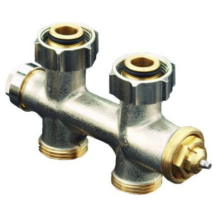 Oventrop Multiblock T Anschlussarmatur 3-4UeM 3-4AG Messing 1184023