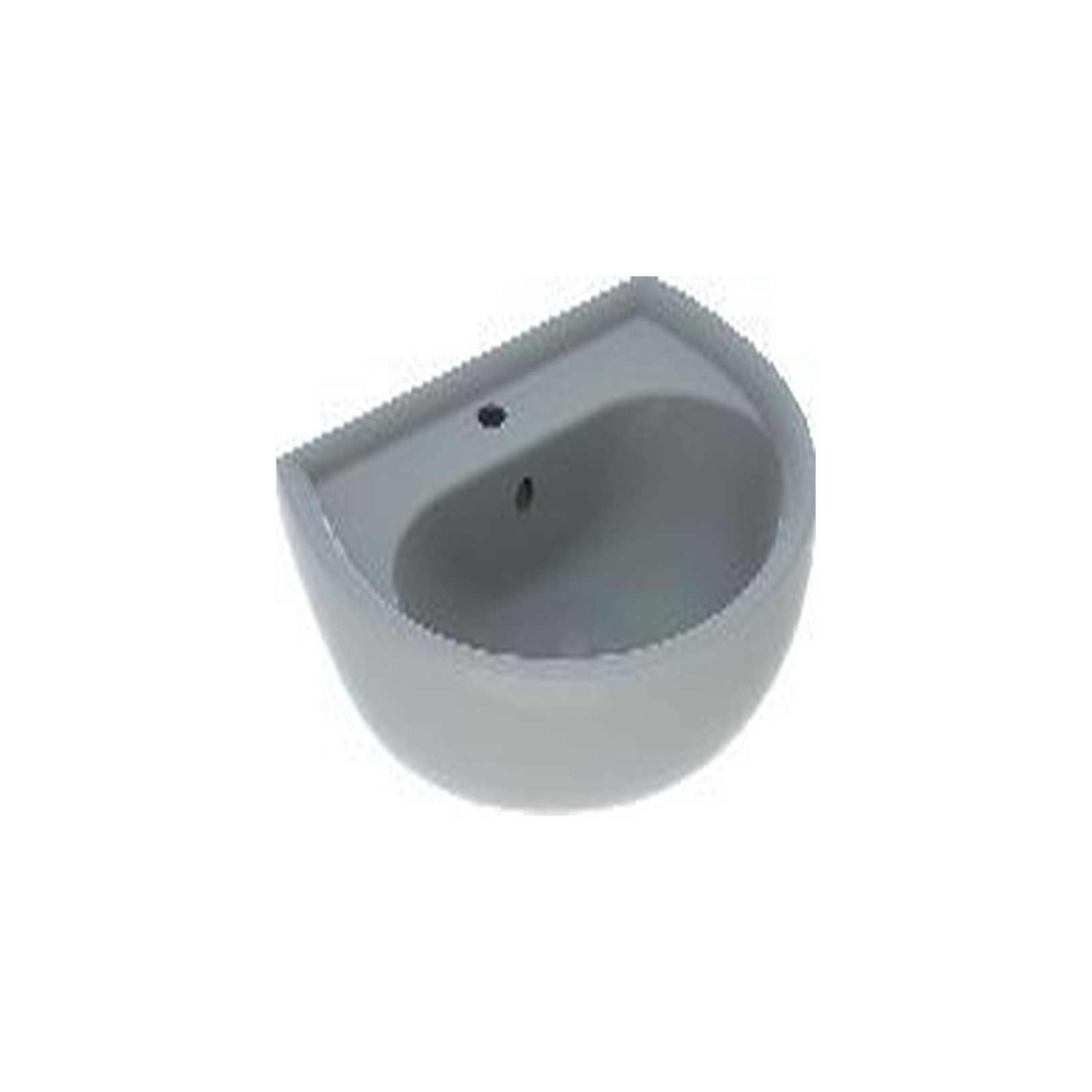 Geberit Waschtisch Renova 60x49cm Manhattan mittiges Hahnloch Überlauf Sanitärkeramik 223060010