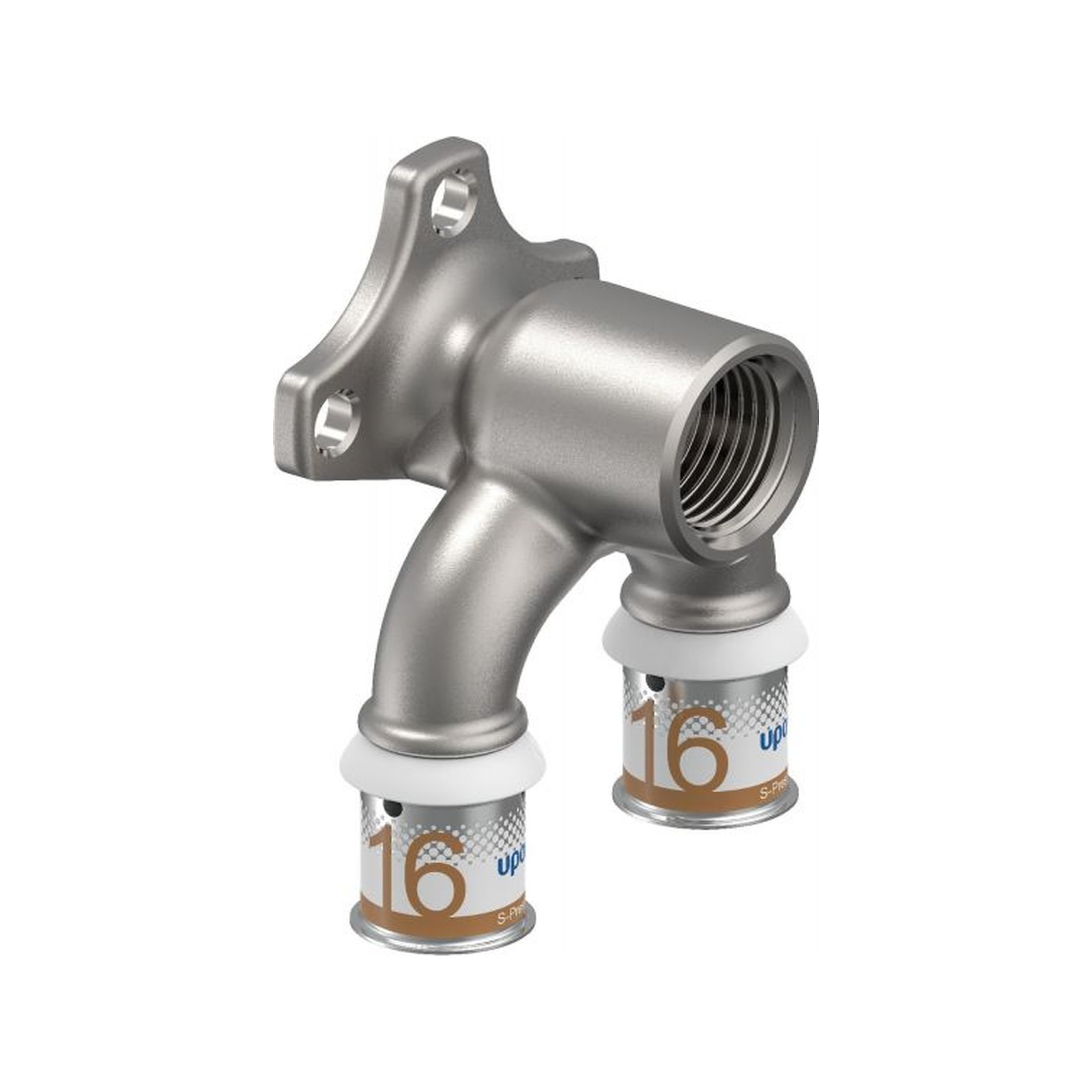 Uponor S-Press PLUS U-Wandscheibe 16 mm DN15 Pressfitting Edelstahlpresshülse DVGW 1070629