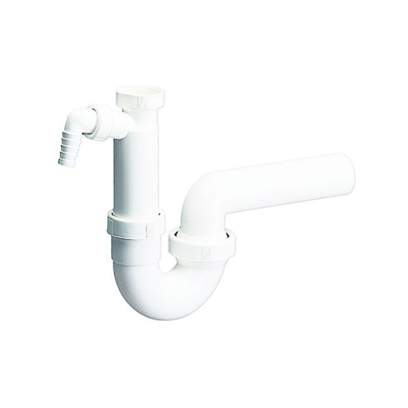 DALLMER Geruchverschluss 100/1 1 1/2"xDN 50 SL Waschgeraete-Anschluss Polypropylen Kugelgelenk-Ablaufbogen 020222