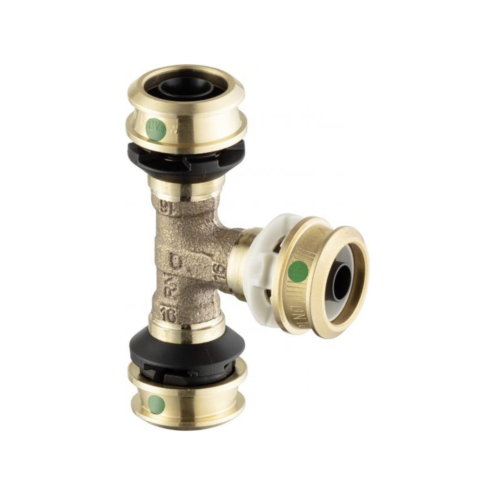 Viega Pressfitting T-Stück SC Raxofix DN10 5318.01 16mmxDN10x16mm Siliziumbronze 781958