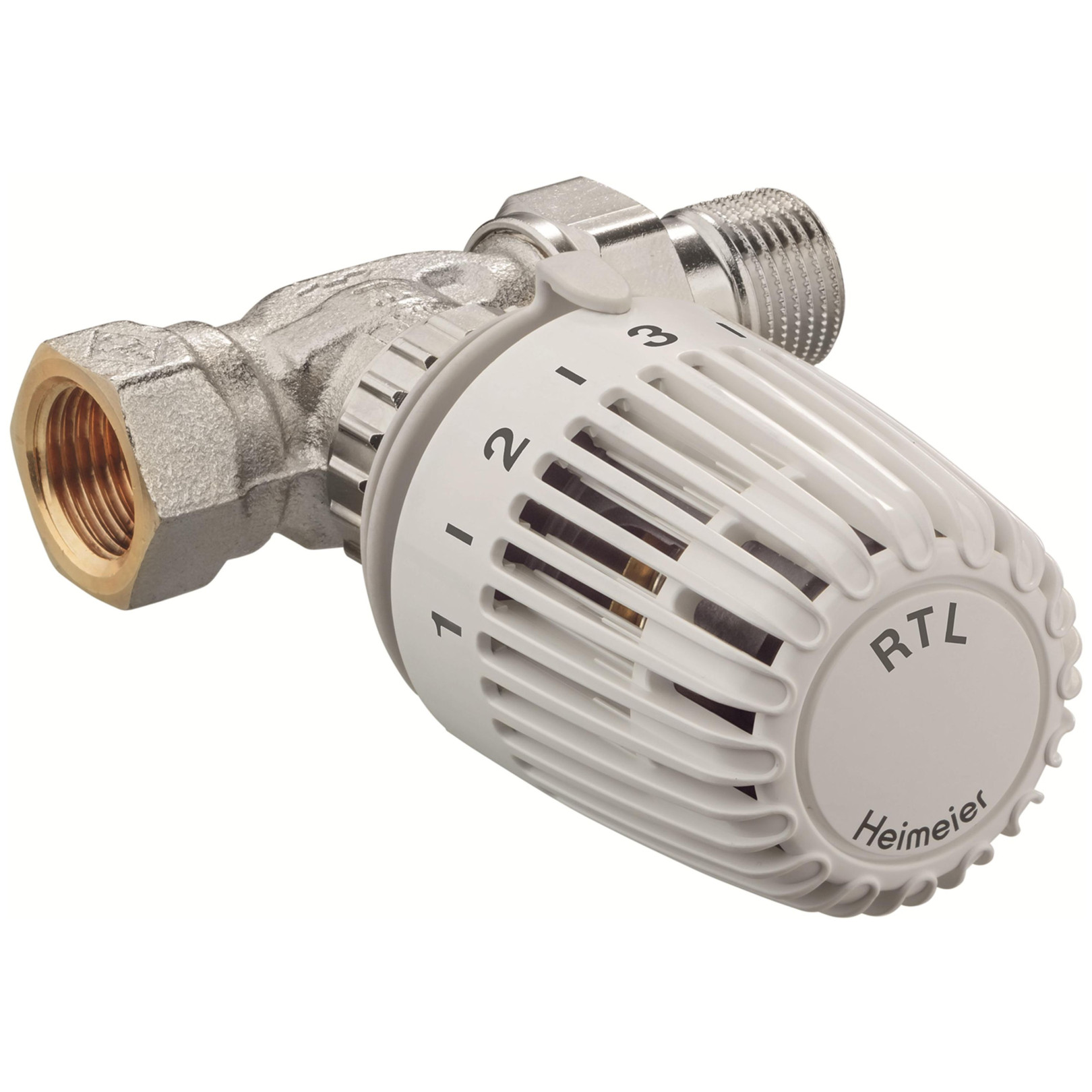 Heimeier Rücklauftemperaturbegrenzer RTL Durchgangsform Außengewinde 1/2 Zoll Thermostat 9174-02.800