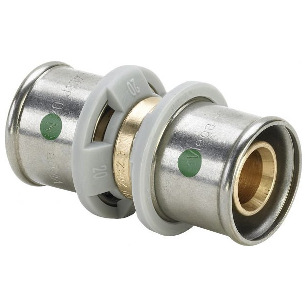 Viega Rotguss-Kupplung SANFIX-P 2115 reduziert Pressfitting 63x50 SC-Contur 566531