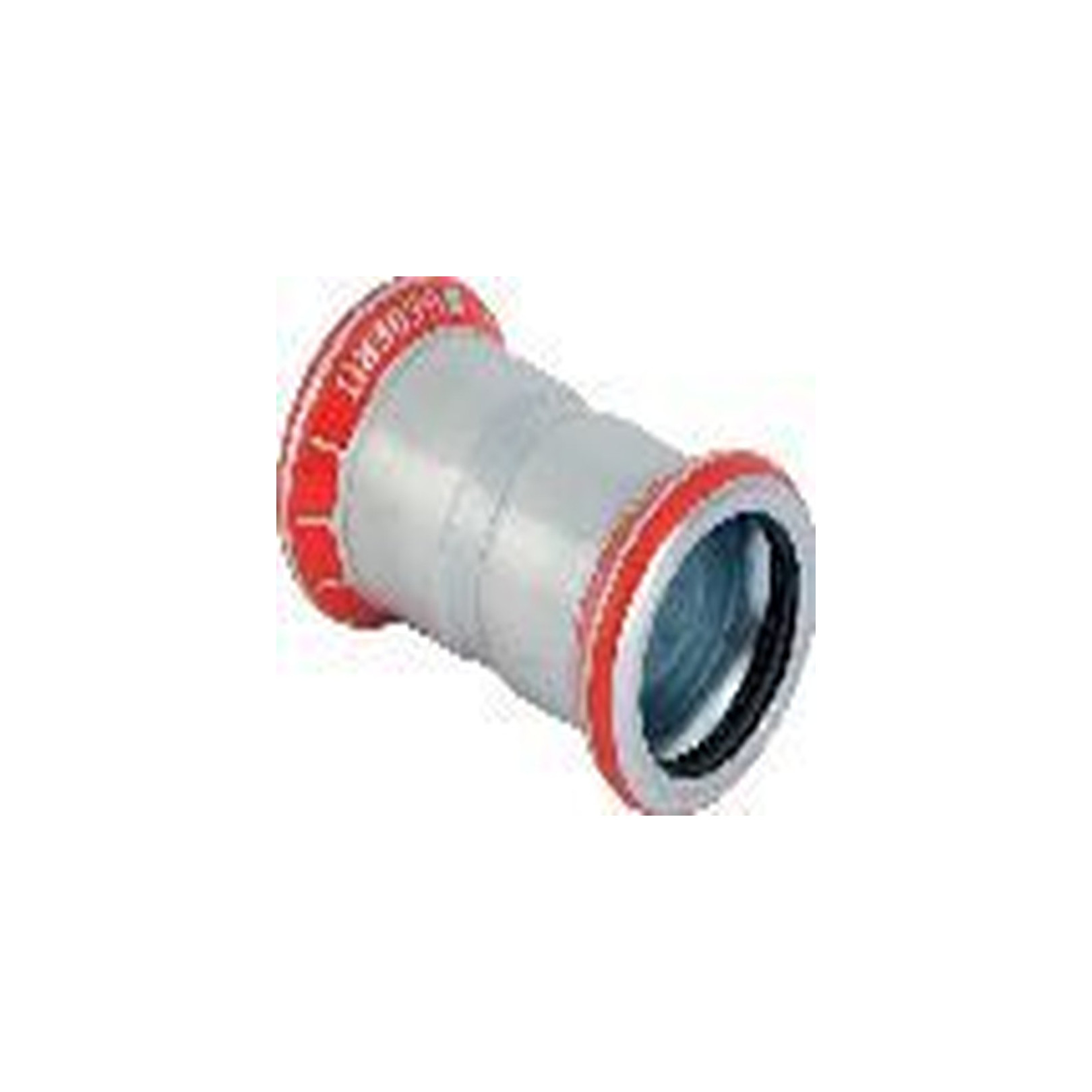 Geberit Mapress C-Stahl Muffe d15 verzinkt Pressindikator CIIR-Dichtring 22002