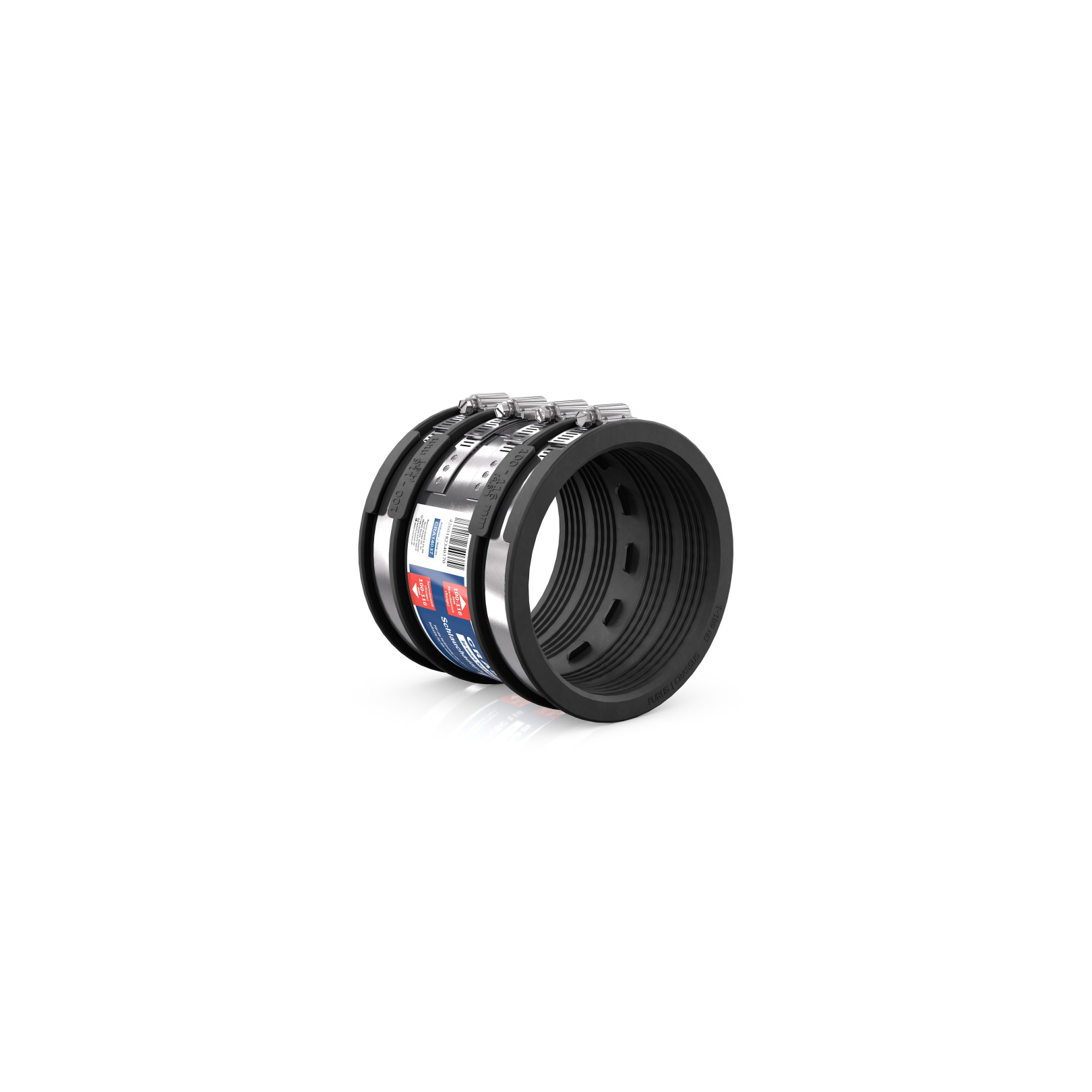 Crassus Schlauchadapter Csc Typ 2B CSC 100-115mm 2.5 bar EPDM V2A CRA14037