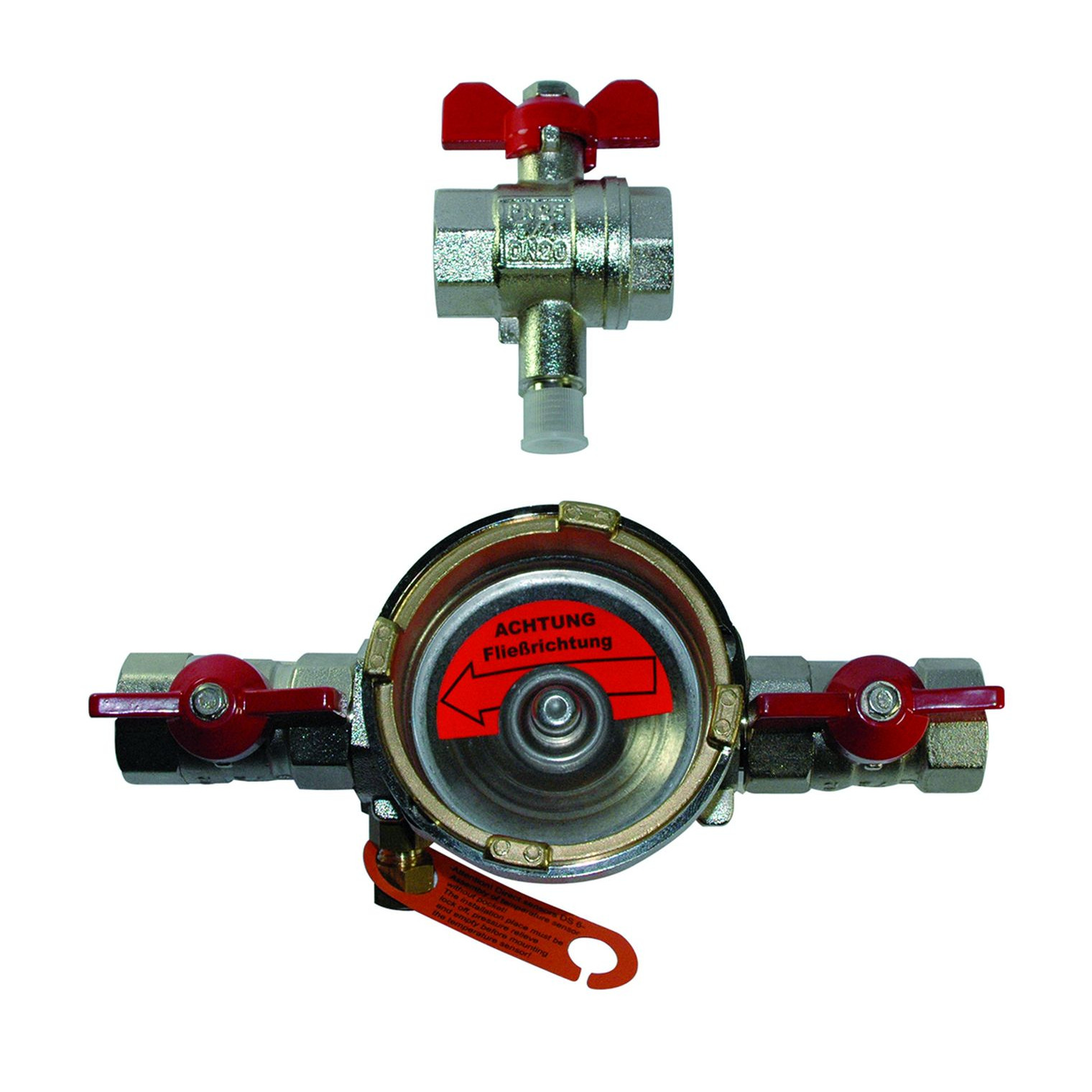 Allmess Einbausatz EAT DS6-KH 3-4-Zoll DN15 200mm 2 Kugelhähne 2501000006