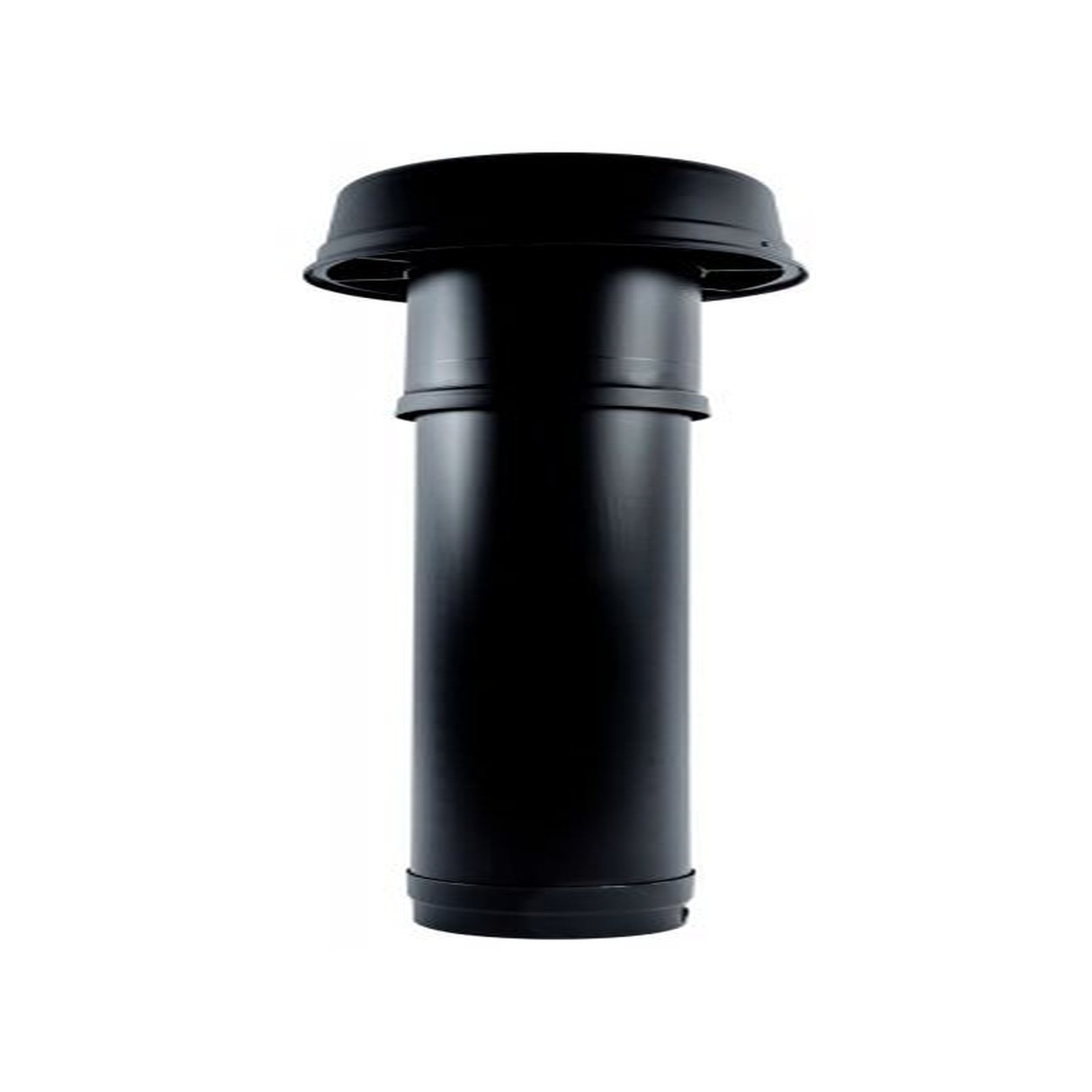 Wolf Dachdurchführung CWL DN180 wärmegedämmt isoliert schwarz Länge 1159 mm 2575803