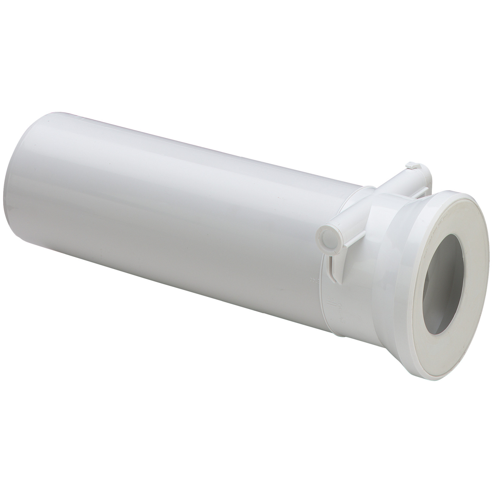 Viega PVC Klosettstutzen weiß Absperrung Rückstauklappe Lippendichtung 100x400 134969