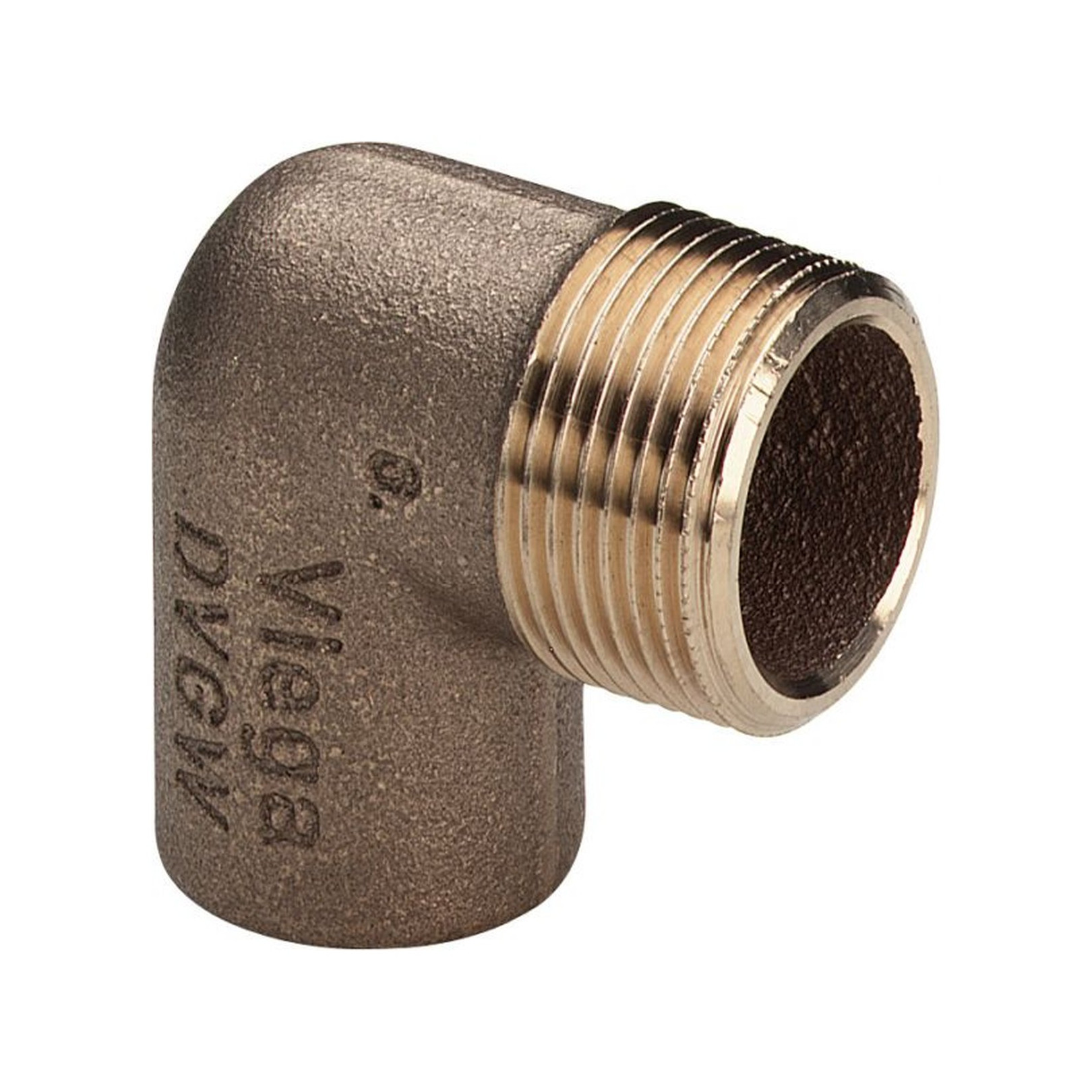 Viega Winkel Rotguss 15 mm x R 3/8 90 Grad Lötanschluss Außengewinde 106577
