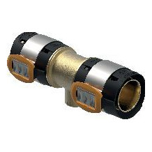 Geberit FlowFit T-Stück Innengewinde Rgplus d50 Rp1-2 50mm Rotguss Pressindikator 620155001