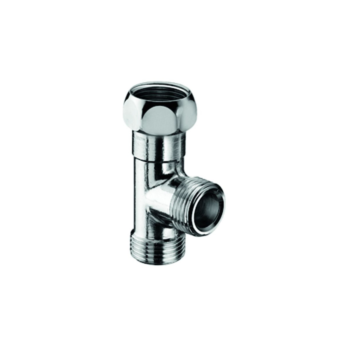 Schell T-Stück verchromt DN10 3/8 Zoll IGxAGxAG Messing CW617N Trinkwasser geeignet 270280699