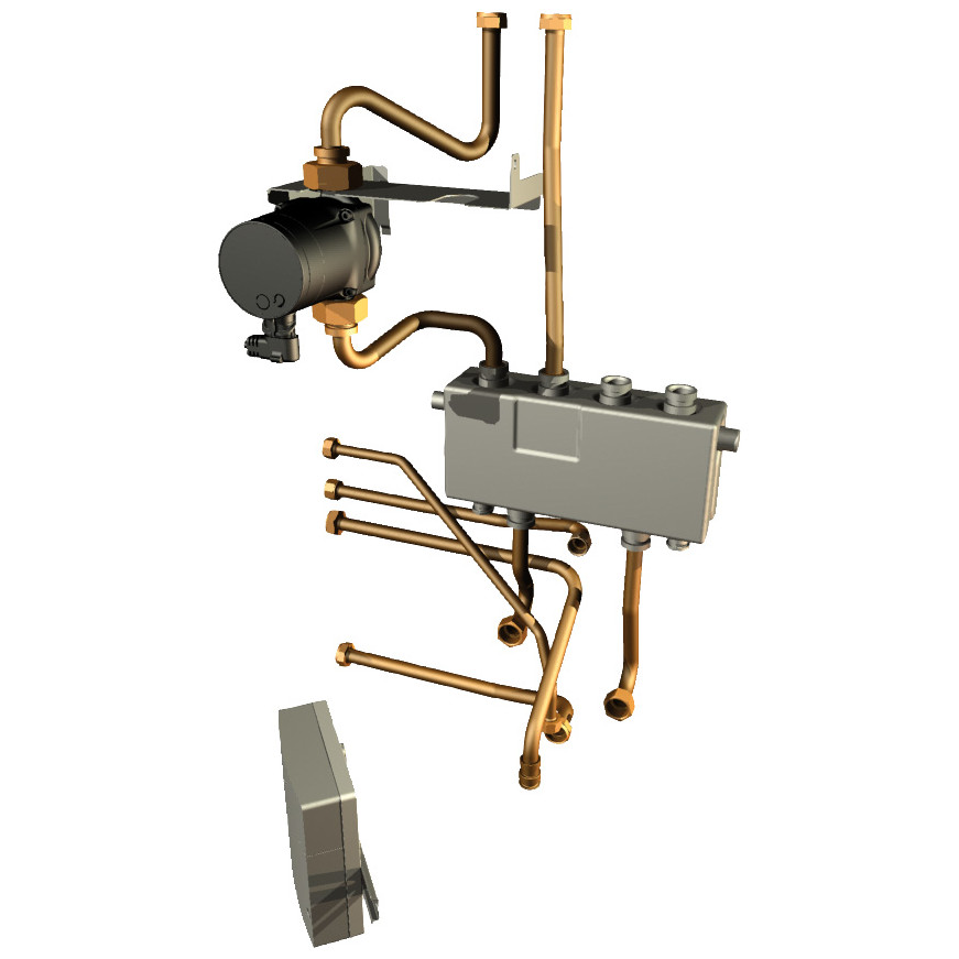 Junkers Anschlusssatz CS 12 Heizkreis hydraulische Weiche Heizkreispumpe Heizkreismodul 7738112114