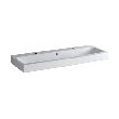 Geberit Waschtisch iCon 124020000 120x48,5 cm 2 Hahnlöcher Überlauf weiß Sanitärkeramik