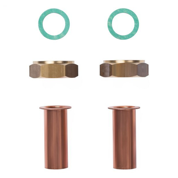 Vaillant Anschlussstutzen VWZ MEH 97-6 G1 1-4 auf Kupferrohr 28mm 2Stk 0020212636