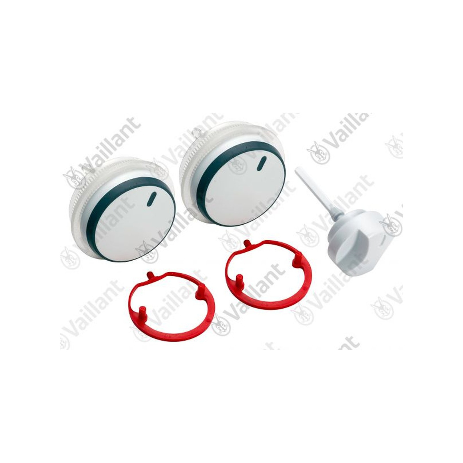 Vaillant Knopf Set weiss Ersatzteil Heizgeraet kompatibel 0020048920