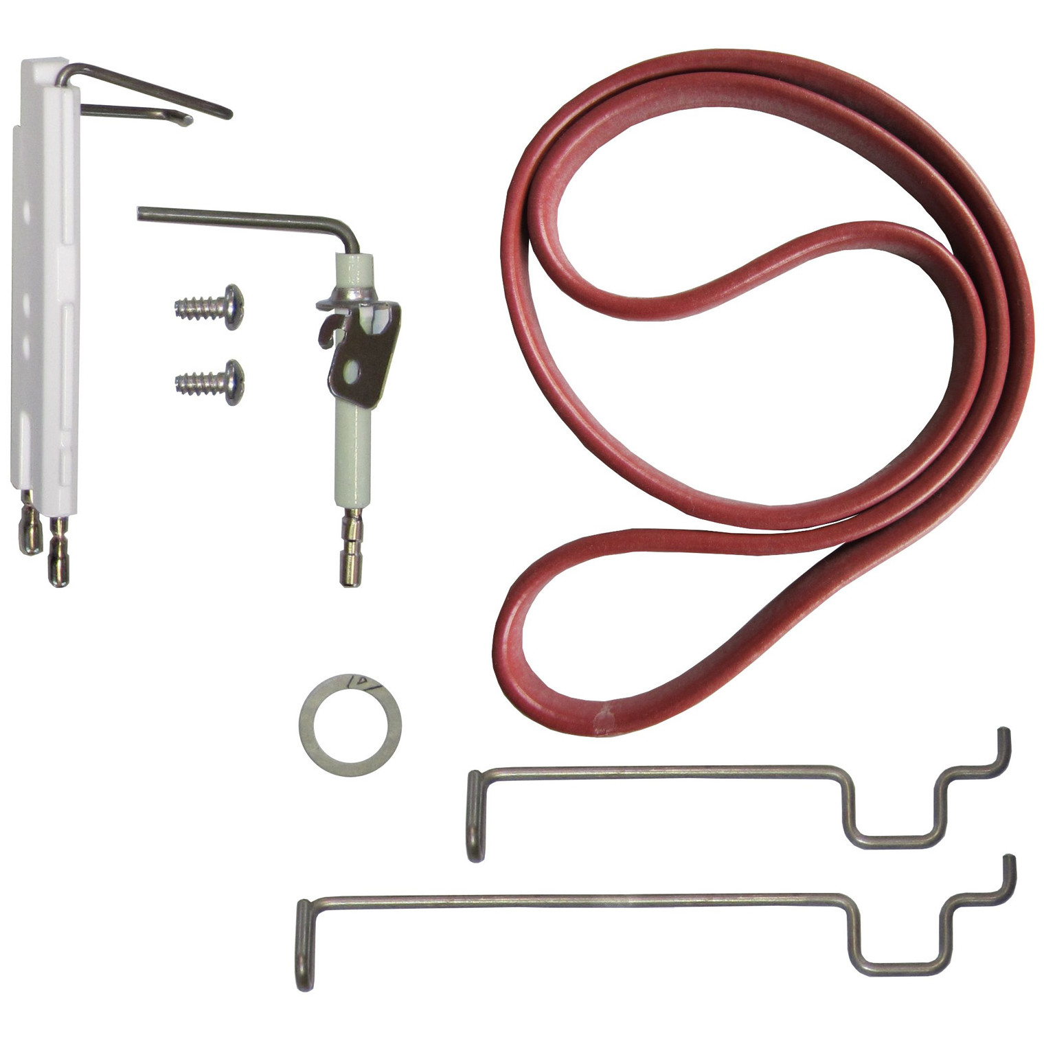 Bosch Wartungsset Service Kit 24 kW Heizwert ZSR ZWR Zündelektrode Dichtung 7736901300