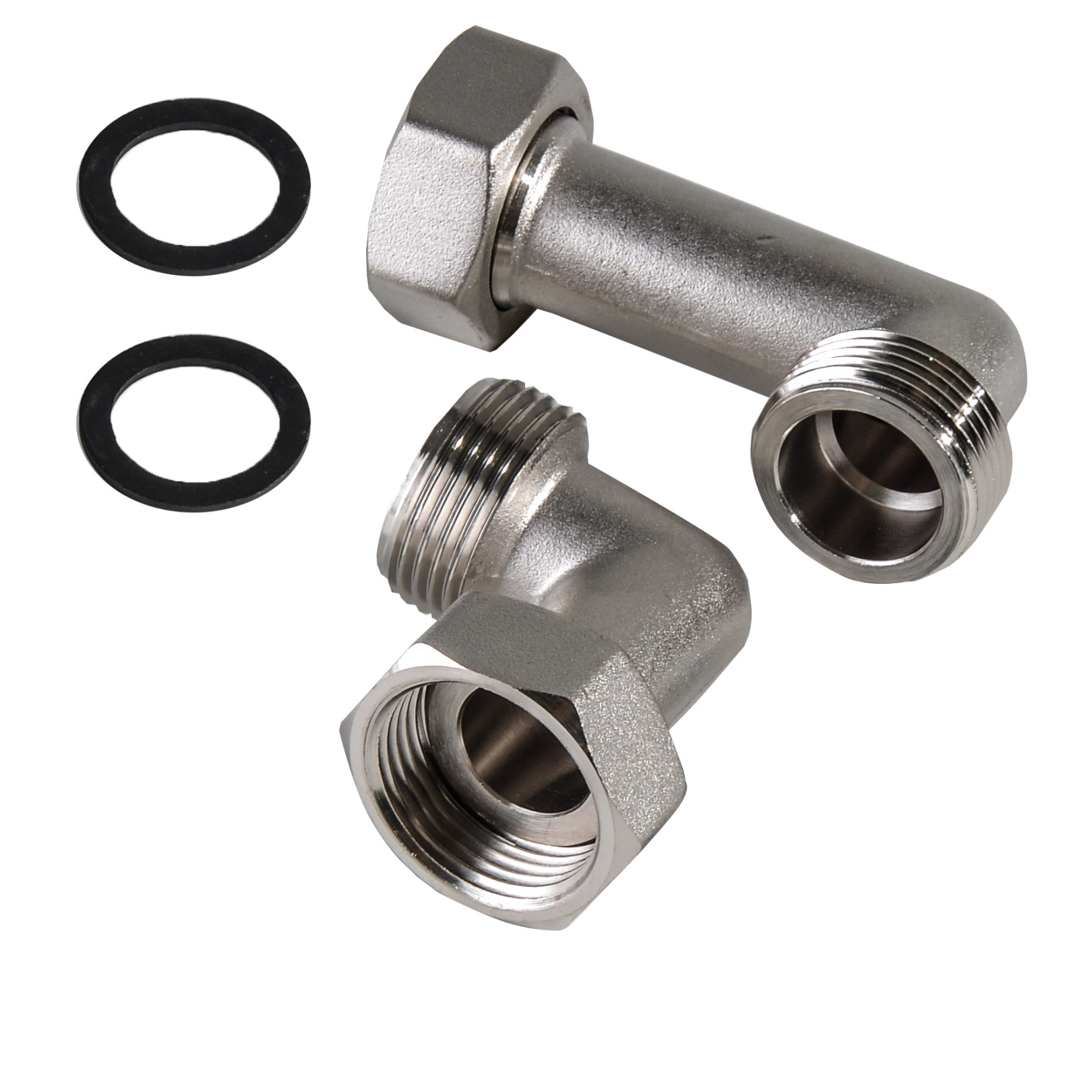 Heizkreisverteiler Winkel Anschluss-Set 1'' vertikal 90 Grad