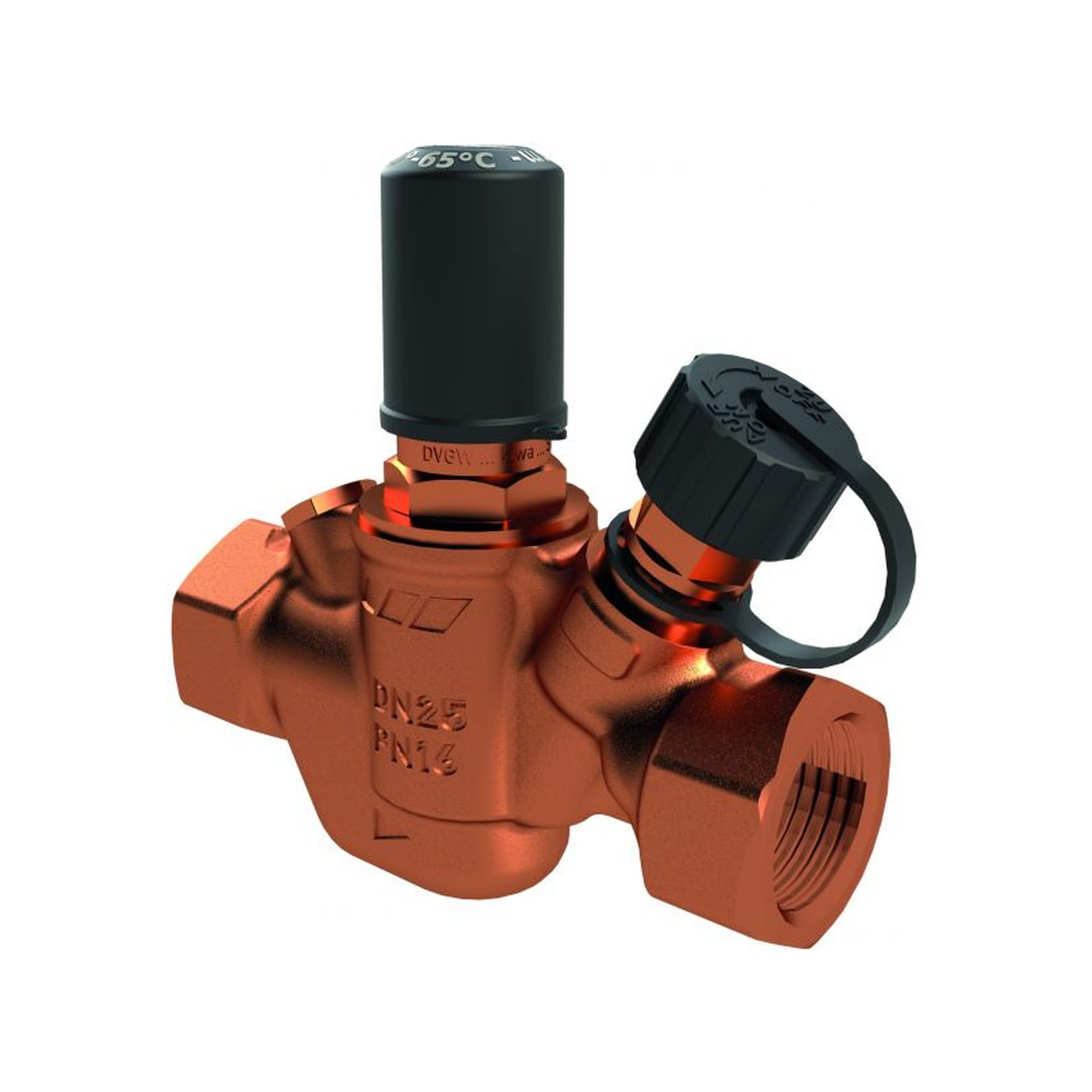 Kemper MULTI-THERM 1430002000 automatisches Regulierventil 50-65 GradC IG DN20 Rotguss