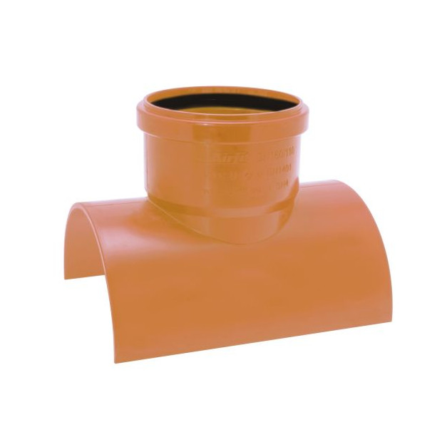 AIRFIT Klebeabzweig Abwasserrohr 90 Grad DN160 110 PVC-U schalloptimiert 165110KA