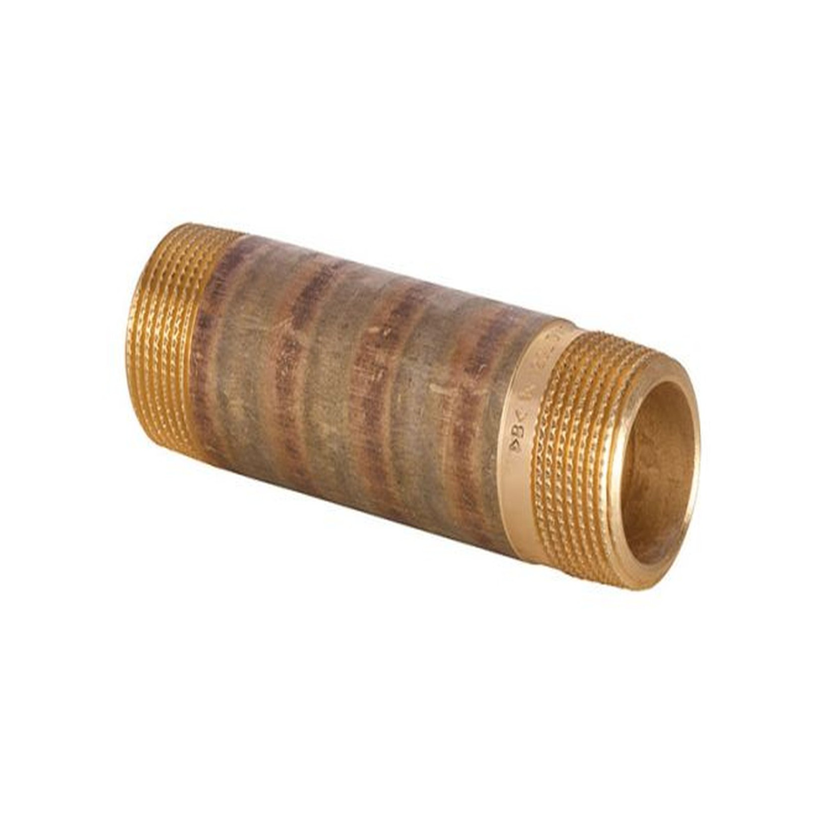 IBP Serie3000 3530R Rohrnippel R 1-2 AG Rotguss 120mm 3530R004120000