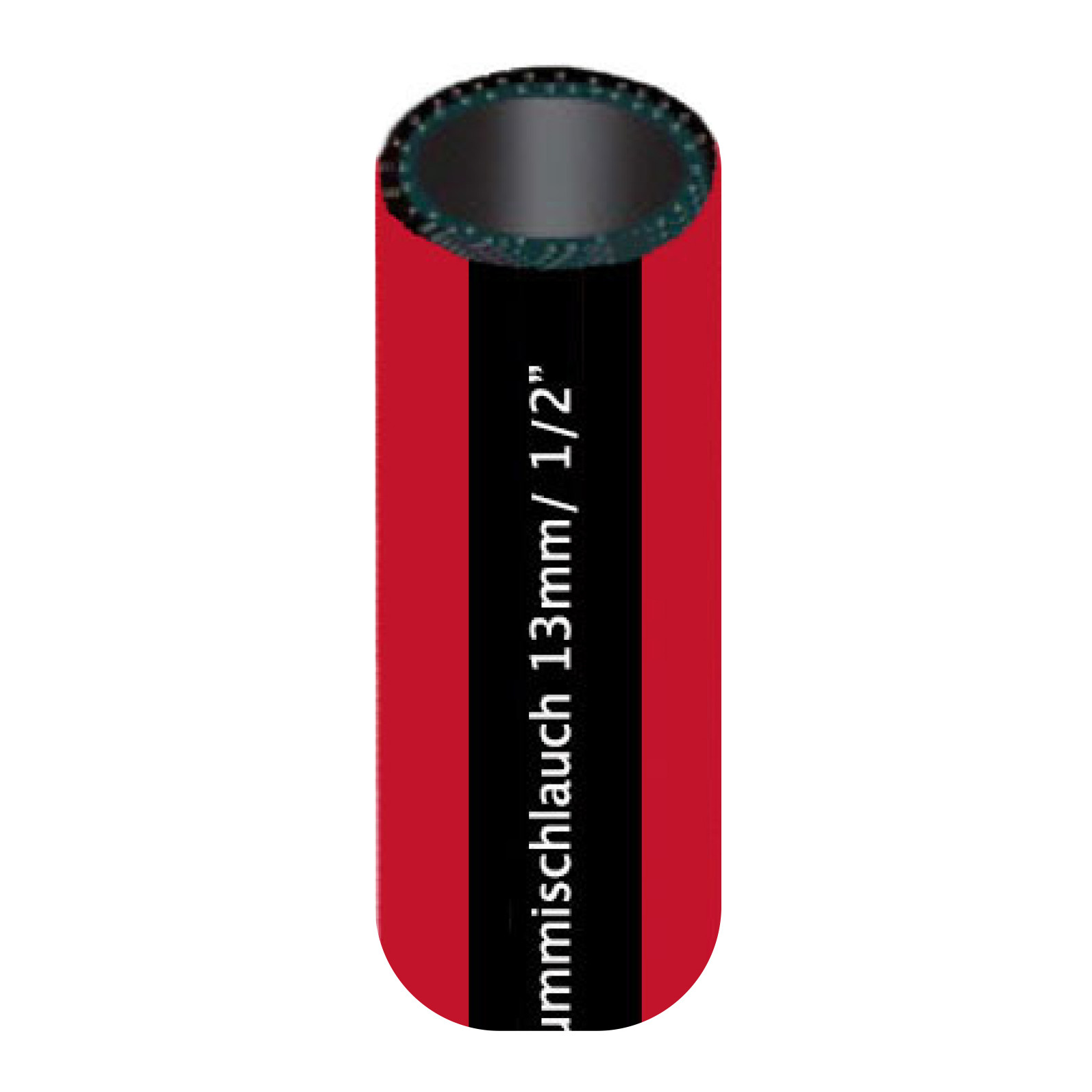 iWater Wasserschlauch iRubber 1-2-Zoll EPDM 4-lagig 25m Rolle UV-beständig 76093