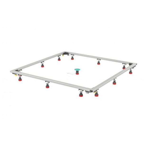 MEPA Montagerahmen SF Rechteck Mineralgussduschwannen 120120 ADS Schallschutz 150178