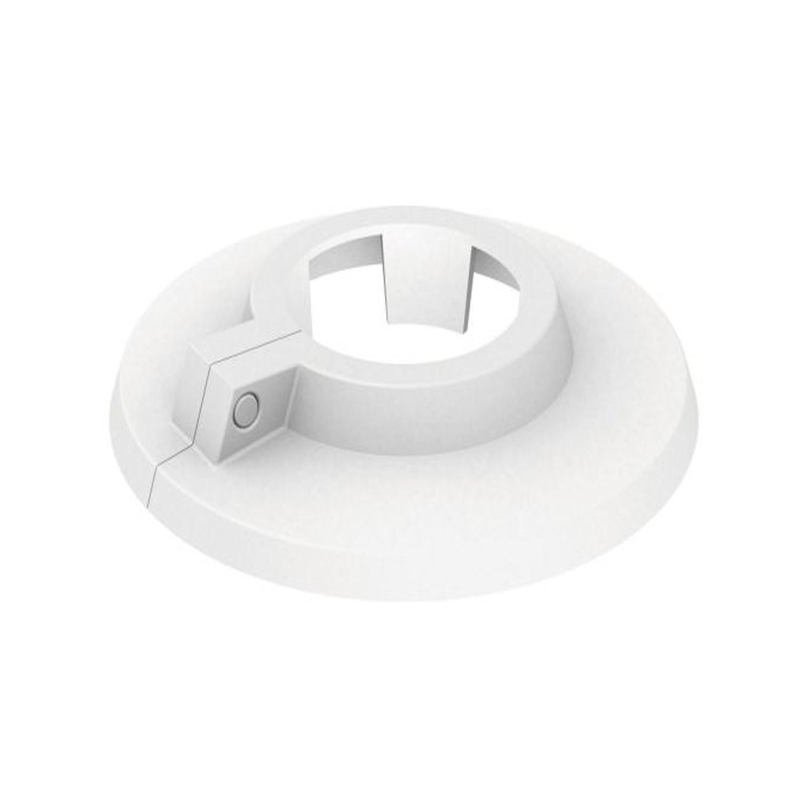 Flamco Klemmrosette RKW 1 Zoll 35 mm weiß Polypropylen Klick-Montage temperaturbeständig 12103