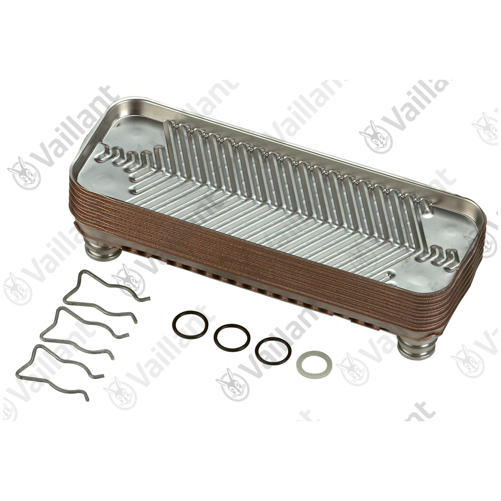 Vaillant Wärmetauscher Brauchwasser 12 Platten VSC 126-C 140 196-C 150 Edelstahl 065111