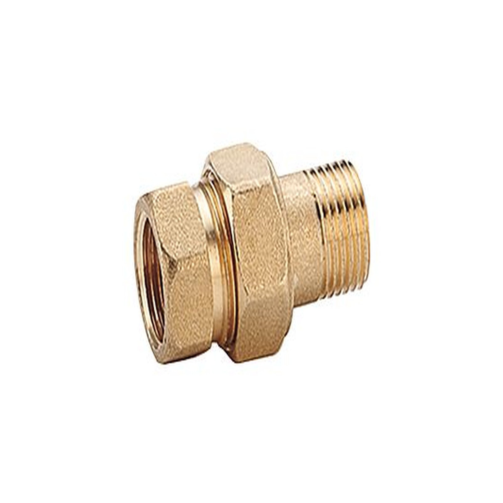 Giacomini Heizkörperverschraubung Durchgangsform R18Y003 1/2 Zoll Messing verchromt Innengewinde Außengewinde PN16 110 Grad