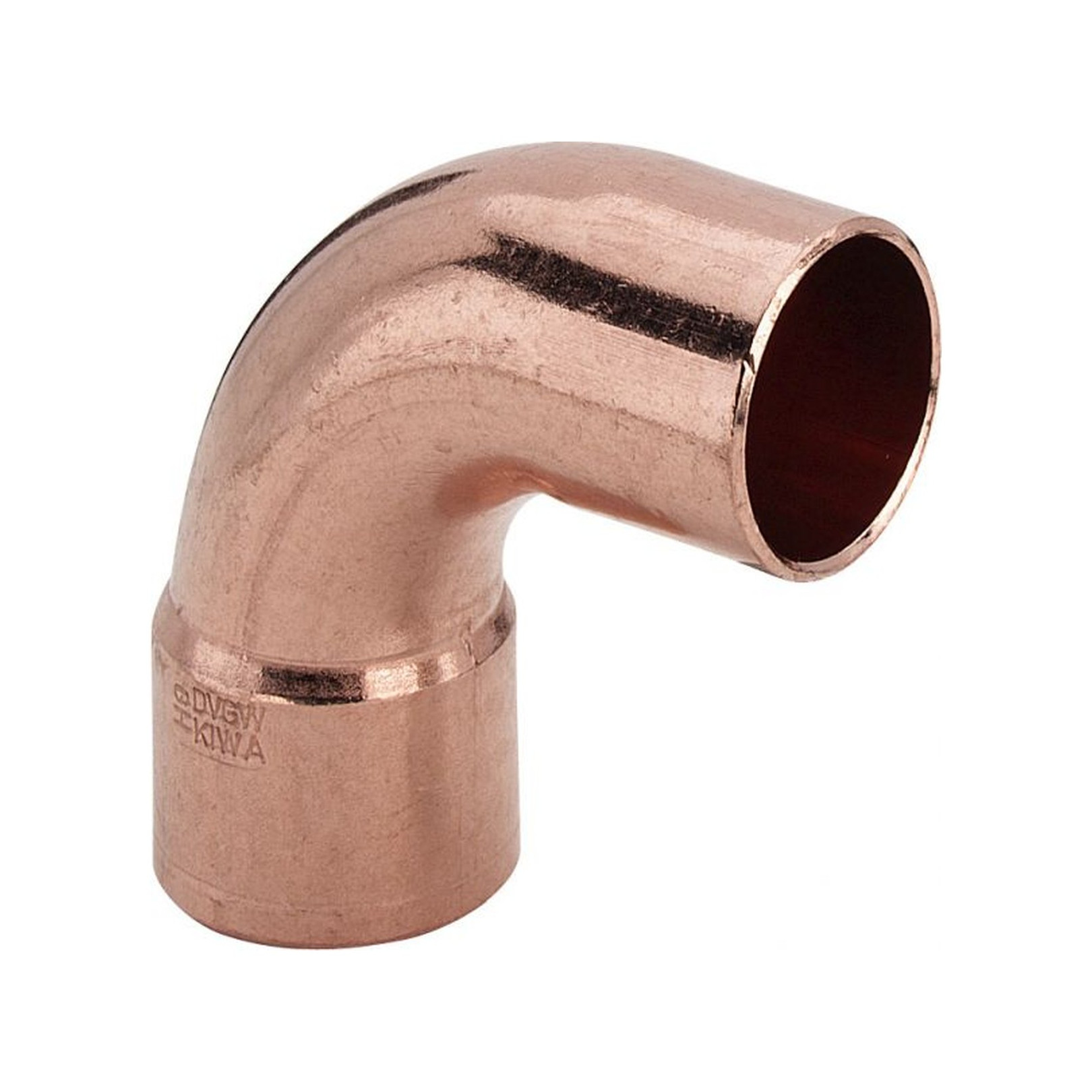 Viega Kupfer-Bogen 95001A 90 Grad 54mm 1 Muffe Lötanschluss 112028