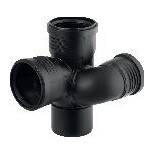 Geberit Schachtbogenabzweig Silent-PP DN100-70-100 87 Grad links d110-75-110 schalloptimiert 390564141