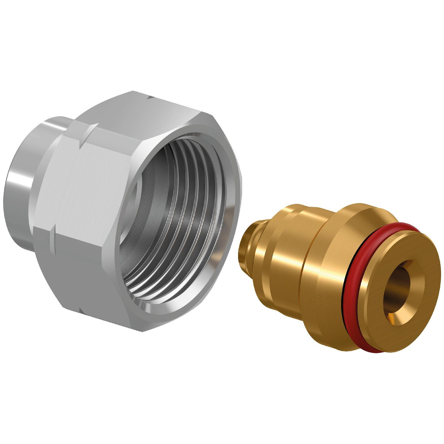 Uponor Eurokonusverschraubung MLCP Red 14x1,6 G-3/4 Messing 1000117