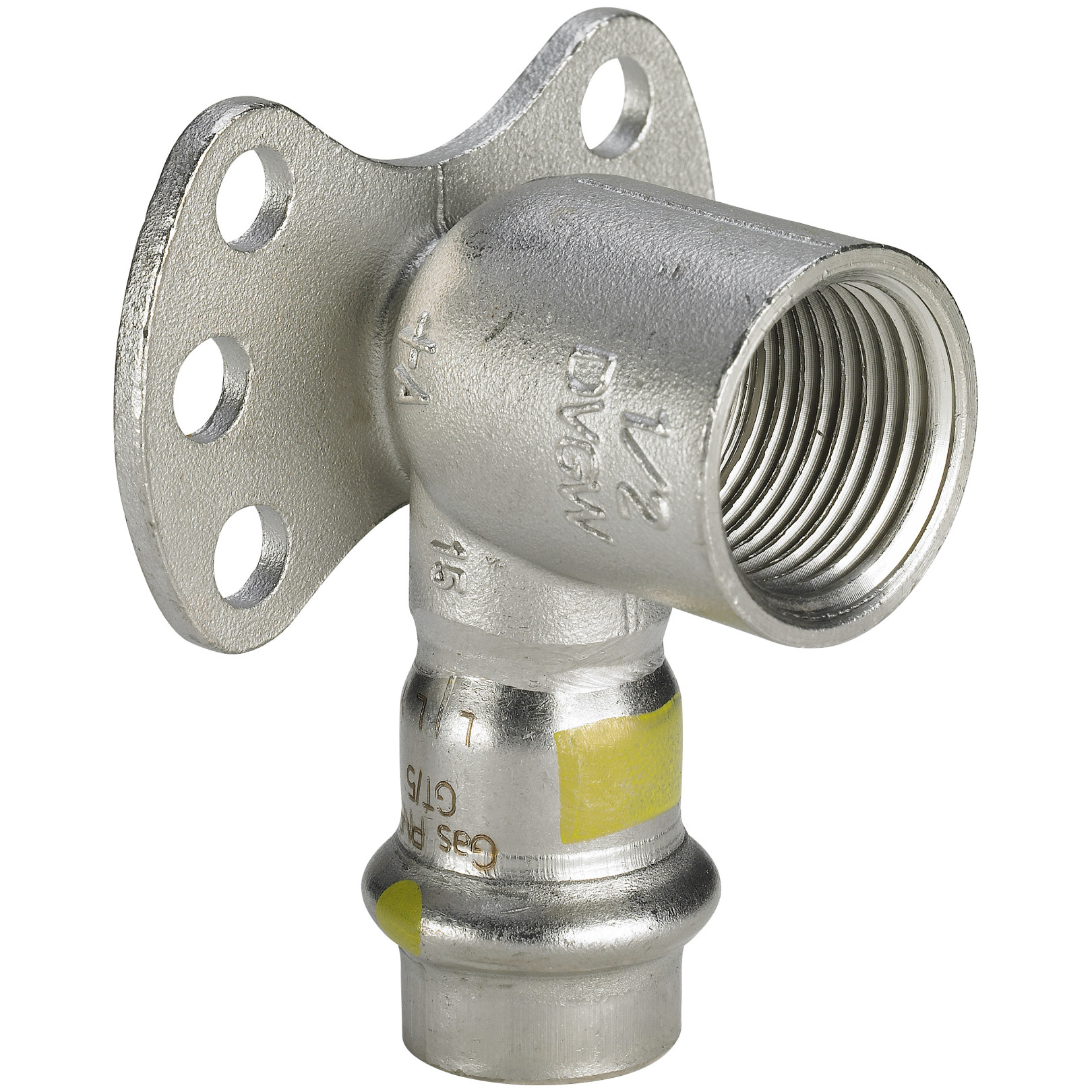 Viega Sanpress Inox G-Wandscheibe 0225.5 Edelstahl Innengewinde SC-Contur 493974