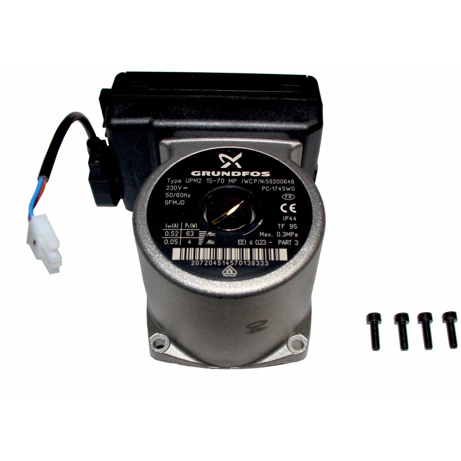 WOLF Heizkreispumpenkopf 7m HE-Pumpe CGG-2 CGG-2K Ersatzteil ab 01 2011 Hersteller-Artikelnummer 207204599
