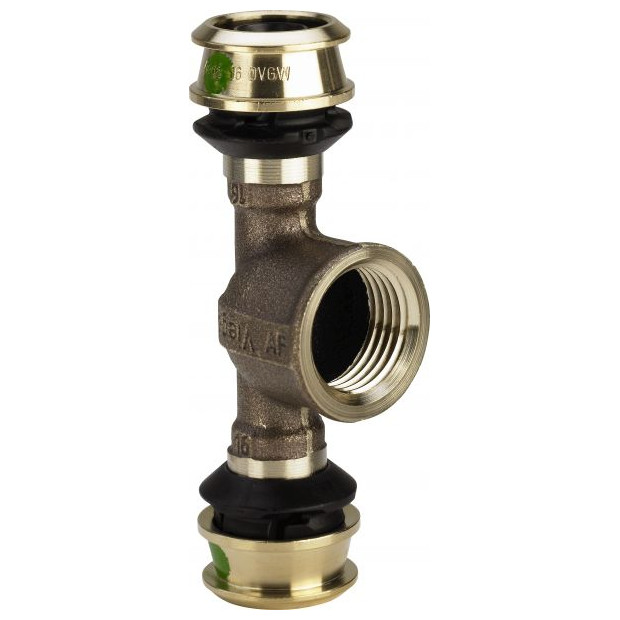 Viega T-Stueck Raxofix 5317 40x3-4x40 SC-Contur Innengewinde PPSU Pressfitting 647193