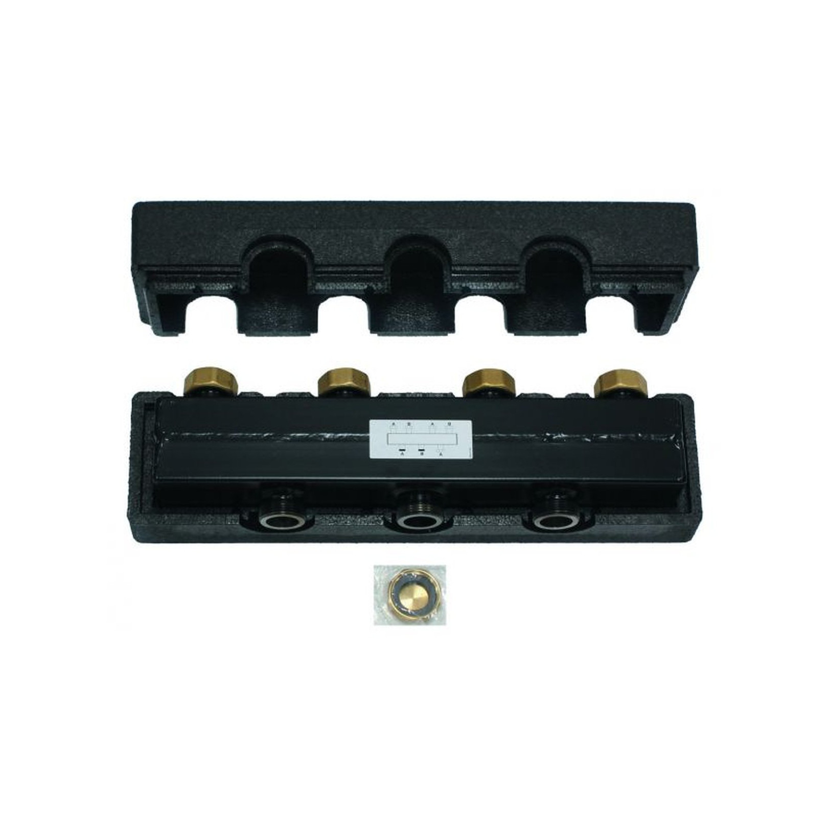 Vaillant Verteilerbalken 2 Rohrgruppen G 1 1/4 Wärmedämmung vorbereitet 307556