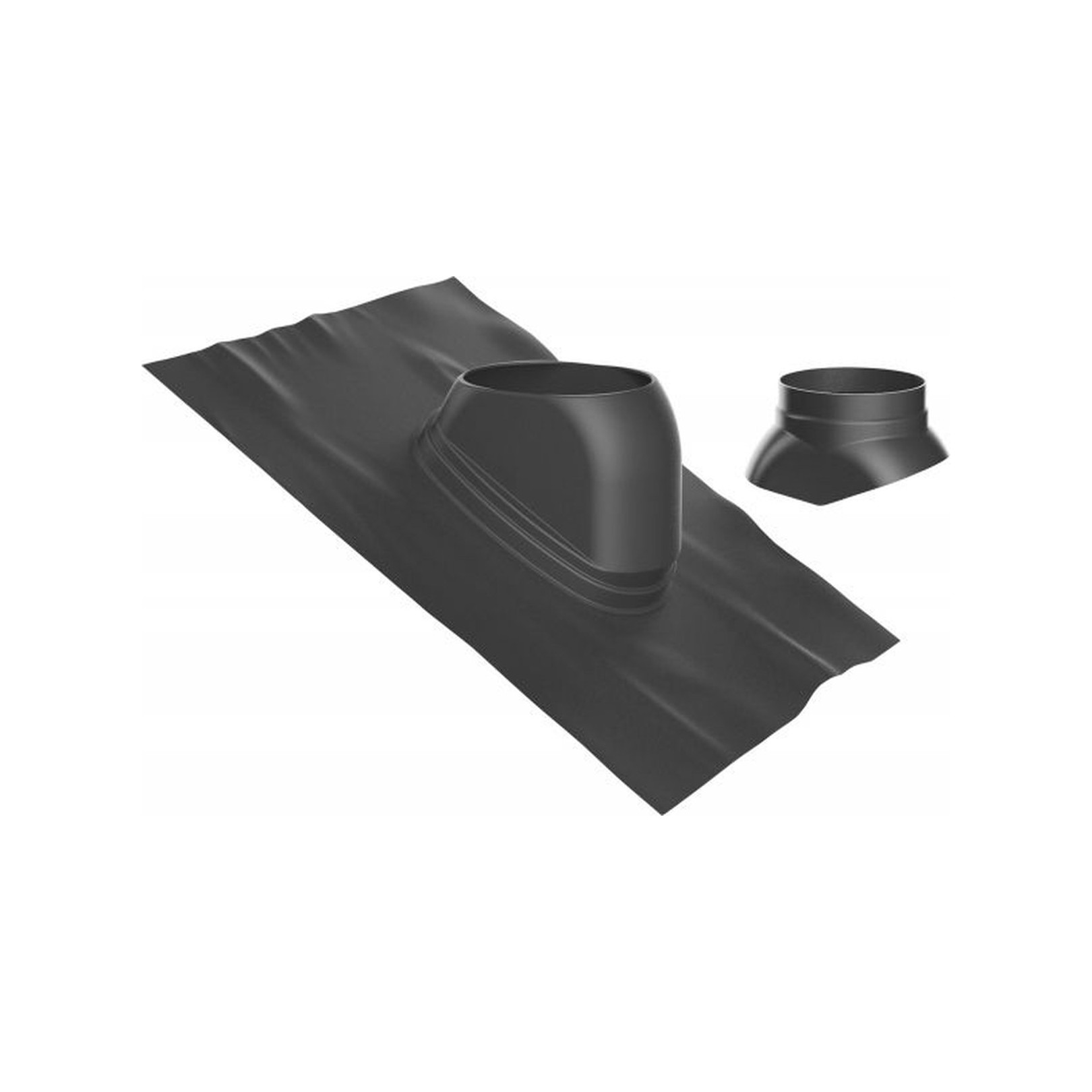Bosch Universal-Dachziegel Abgaszubehör DN125 25-45 Grad schwarz Regenkappe 7738112621